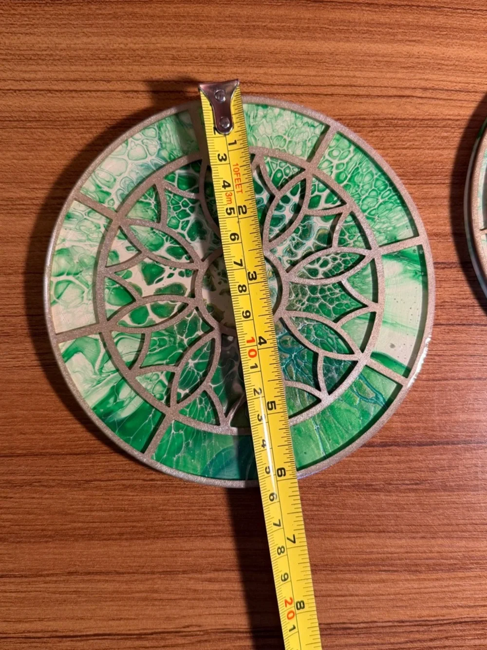 2pc Sacred Geometry Resin Wall Art 6